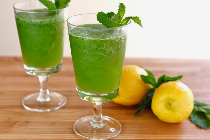 عصير الليمون والنعناع للتخسيس